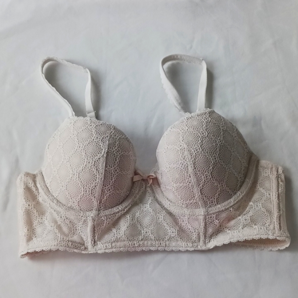VICTORIA SECRET BODY BY VICTORIA LINED DEMI BRA 34B